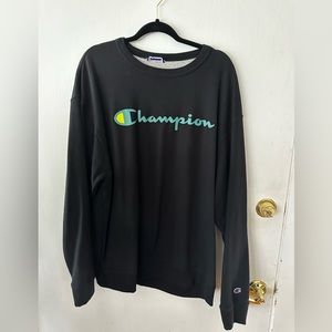 Black Champion crewneck sweater size XXL